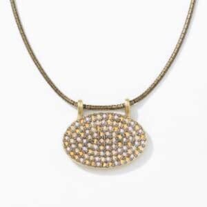 Touchstone Crystal Around Town Antique Necklace